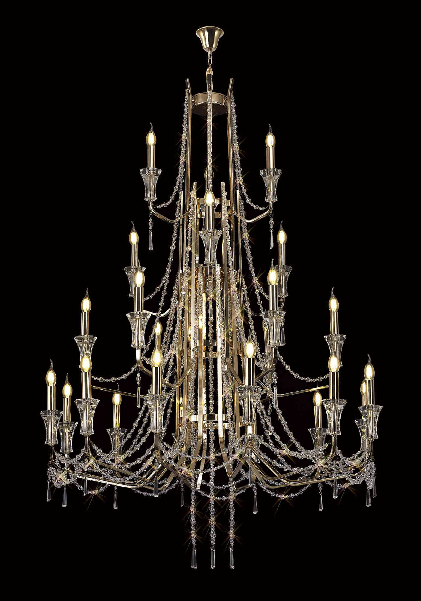 Armand French Gold Crystal Ceiling Lights Diyas Statement Crystal Fittings Armand French Gold Crystal Ceiling Lights Diyas Statement Crystal Fittings